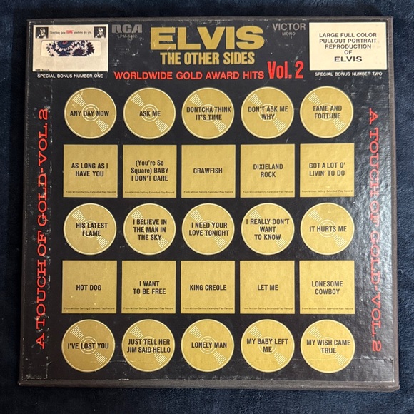 Elvis The Other Sides Vol. 2 Vinyl Record